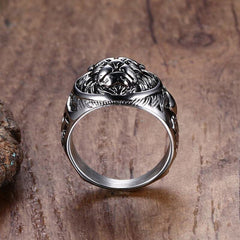 Lions Head Ring