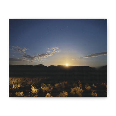 Sunset Canvas, Stretched, 1.25
