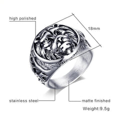 Lions Head Ring