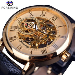 Forsining Skeleton Dial Design Watch