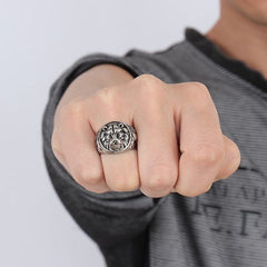 Lions Head Ring