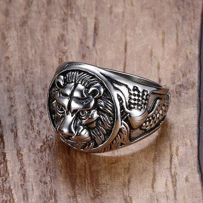 Lions Head Ring